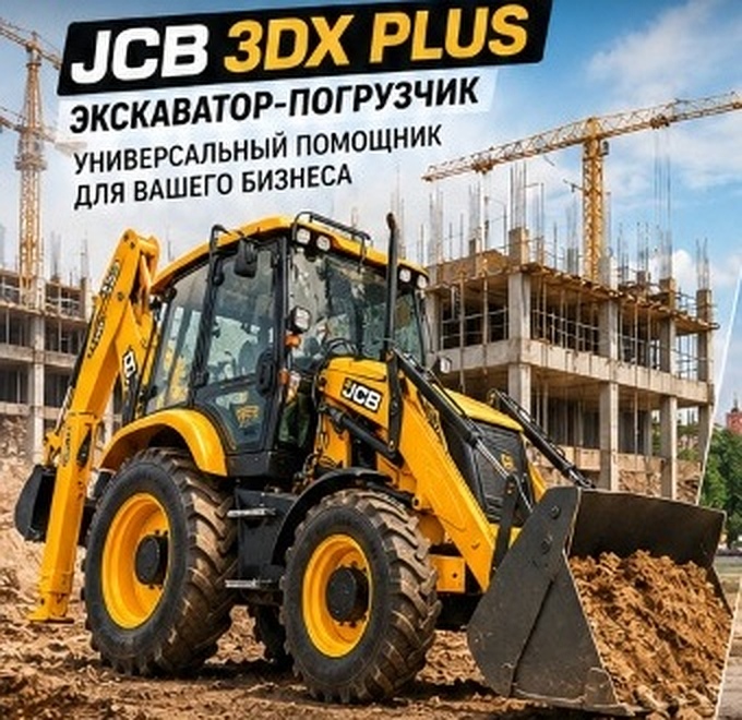 Экскаватор-погрузчик JCB 3DX PLUS